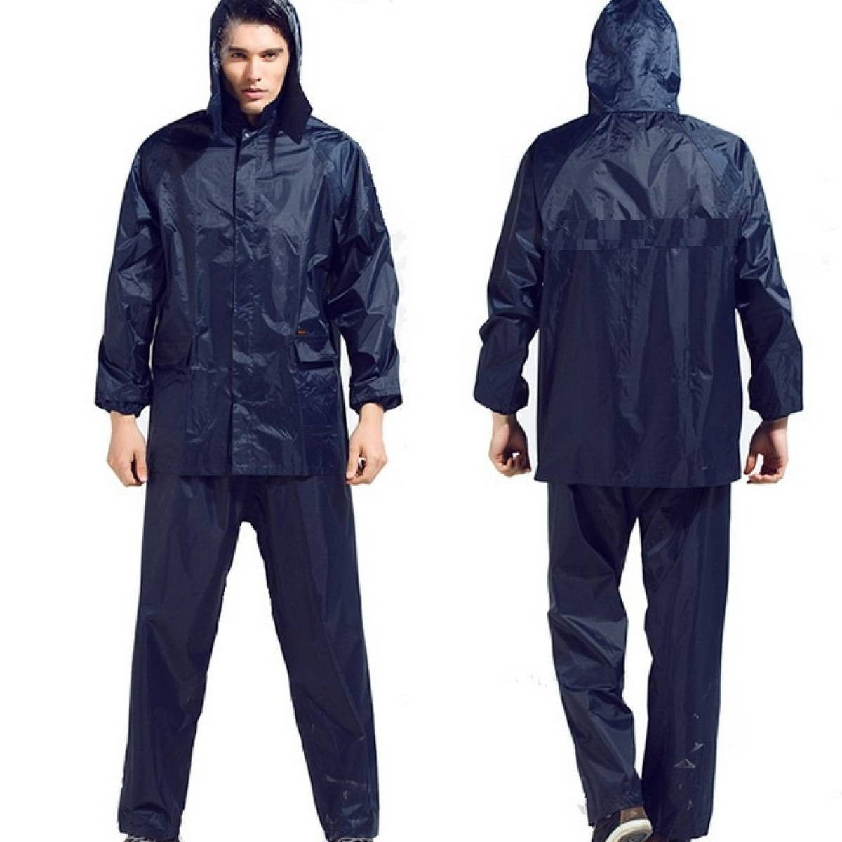 Waterproof Rain Coat & Pant Lite Waterproof Rain Suit Rain Coat Rainwear Rain Suit ( Random Color )
