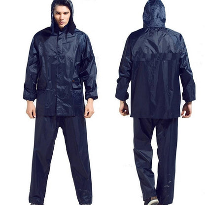 Waterproof Rain Coat & Pant Lite Waterproof Rain Suit Rain Coat Rainwear Rain Suit ( Random Color )
