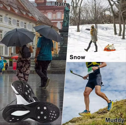5 Studs Anti Skid Ice Snow Camping Walking Shoes Winter Safety Boots Universal Professional Climbing Crampons 1 Pair