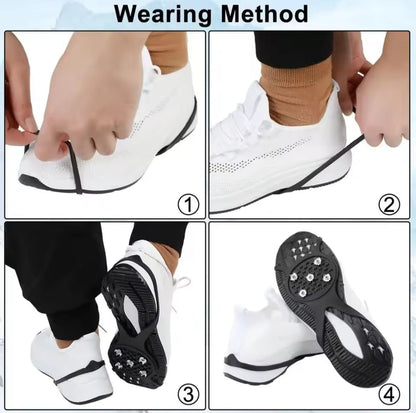 5 Studs Anti Skid Ice Snow Camping Walking Shoes Winter Safety Boots Universal Professional Climbing Crampons 1 Pair