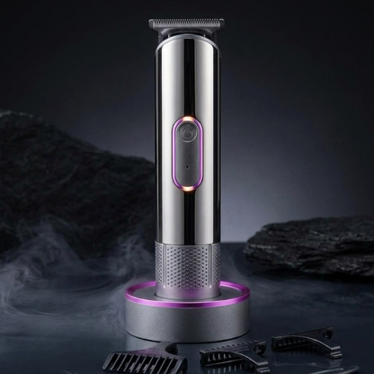 G63A Professional Hair Stylist Trimmer Rechargeable Cordless Hair & Beard Trimmer with Charging Base & Guide Combs