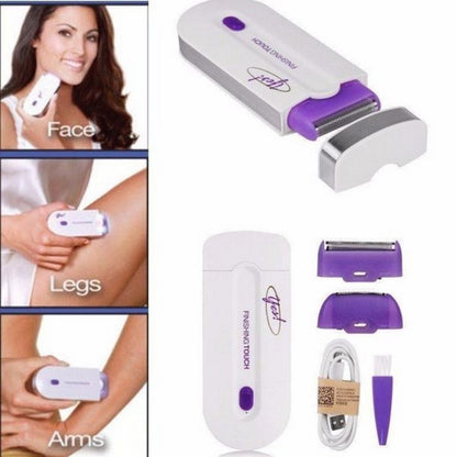 Finishing Touch Yes Hair Remover Rechargeable Painless Facial & Body Hair Removal Device for Women  Electric Epilator