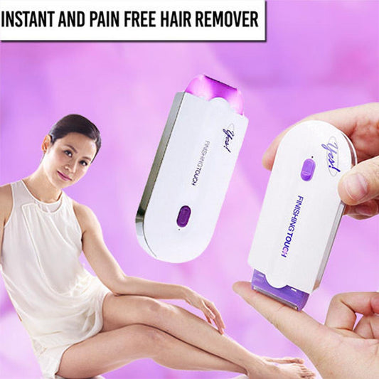 Finishing Touch Yes Hair Remover Rechargeable Painless Facial & Body Hair Removal Device for Women  Electric Epilator
