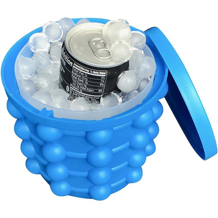 Silicone Ice Jenie Soft Magic Ice Cube Maker for Travel & Outdoor Use