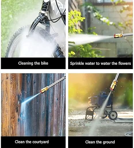 Automatic Cordless Car Wash Spray Gun 48V High Pressure Lithium Battery, Wireless Foam Jet Washer (Double Battery)