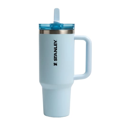 Stanley Flip Straw Tumbler 40oz (1200ML) Insulated Stainless Steel with Handle, Durable Design for Daily Hydration & Travel Blue