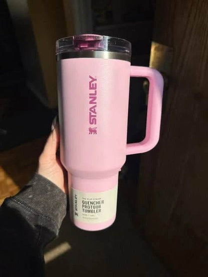 Stanley Flip Straw Tumbler 40oz (1200ML) Insulated Stainless Steel with Handle, Durable Design for Daily Hydration & Travel Blue